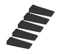 Gvolatee 5 piezas topes para puertas suelo, Altura Ajustable Antideslizante antiarañazos cuña goma suave, Protección de Pared y Muebles, para Puertas de Balcón, Baños, Habitaciones para Niños