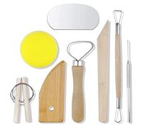 Gvolatee 8 Ceramica Para Modelar Herramientas Ceramica Arcilla Palillos de Modelar Herramientas Arcilla Polimerica Alfarería Kit Adultos Arcilla de Esculpir Herramientas
