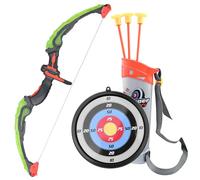 Gvolatee Arco y Flechas para Niños, Tiro con Arco Niños con LED, Arcos y Flechas, Bow and Arrow for Kids, Arco de Juguete con 3 Ventosa Flechas, 1 Carcaj y 1 Diana, para Interiores y Exteriores