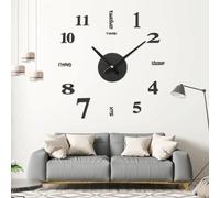 Gvolatee Reloj Pared, Silencioso Reljo, Moderno de Cocina Pared Digital