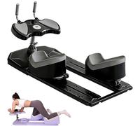 Gvqng Entrenador De TorsióN Espinal 6 En 1, MáQuina para Tonificar La Cintura con Temporizador Digital, 3 Velocidades Ajustables, Equipo De Gimnasio DoméStico,Negro