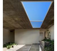 Gvqng LáMpara De Techo Led Inteligente Blue Sky, Tragaluz Artificial para Interiores con Efecto De Luz Natural, IluminacióN para SóTanos, Cocinas, Dormitorios, Salones,Integrated,30 * 60cm1pcs