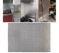 Gvqng Panel De ProteccióN TéRmica De Aluminio, ProteccióN Multifuncional para Cocinas De Gas, Hornos Y Encimeras, Aislamiento TéRmico De Aluminio,Adhesive Type,70 * 60 * 2cm