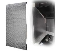 Gvqng Panel Protector TéRmico De Aluminio, Protector TéRmico para Horno, para Gabinetes, Refrigeradores, Estufas Y Hornos Microondas, Protector De Aceite,Adhesive Type,90 * 60 * 2cm