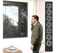 Gvqng Ventilador Vertical para Ventanas Correderas, Extractor De Aire para Ventanas, RetráCtil, PortáTil, con Velocidad Variable, Ideal para Dormitorios, Espacios con Humo,137~147cm/53.9~57.9in