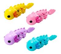 GvRfniT Robo Fish, juguete para gatos, 4 piezas de peces robóticos para agua, juguetes de peces flotantes, reutilizables para acuario, bañera, piscina