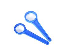 Gvrxec 2 llaves de bidón Din51/61, llave de bidón, llave manual, abridor para tapa de rosca din51+din61, fácil apertura de bidones de 5/10/20/25/30 litros