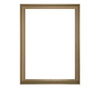 GVS-ART Marco flotante de bricolaje para lienzo estirado de 40 x 50 cm, 2 cm de profundidad. Lienzo decorativo de pared, marco marrón