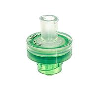GVS Filter Technology, Filtro de jeringa, ABLUO, 13mm, Membrana CA, 0.80µm, alojamiento Acrilico, Verde, 100/pc