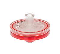 GVS Filter Technology, Filtro de jeringa, ABLUO, 25mm, Membrana CA, 1.20µm, alojamiento Acrilico, rojo, 100/pc