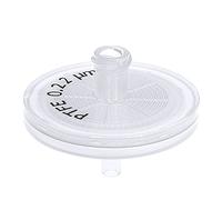 GVS Filter Technology, Filtro de jeringa, ABLUO, 25mm, Membrana PTFE HP, 0.22µm, alojamiento PP, 100/pc
