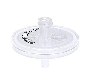 GVS Filter Technology, Filtro de jeringa, ABLUO, 25mm, Membrana PVDF, 0.22µm, alojamiento PP, 100/pc