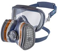 GVS SPR401 Semimáscara Elipse Integra con filtros A1P3 para gases orgánicos y partículas, M/L