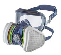 GVS SPR535 Semimáscara Elipse Integra con filtros ABEK1P3 para gases combinados, vapores y partículas, M/L