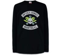 GVSCVS Devil'S Kings Kids Boys Girls Long Sleeve T-Shirt(Medium)