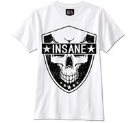 GVSCVS T-Shirt Skull Hipster Insane Biker Motorrad Chopper Route 66 Swag Dope(Small)
