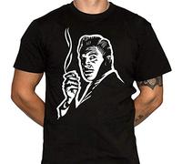 GVSCVS Vincent Price Horror Macabrecience Fiction Black T-Shirt - Men Cotton T-Shirt(Small)