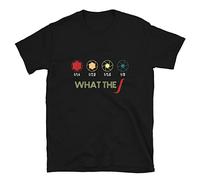 GVSCVS What The F Clever Funny Photographer Camera Photography Camiseta Gift T-Shirt Black(Medium)