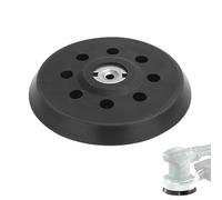 GVSS - Bandeja de lijado perforada para autoagricultura, 125 mm, compatible con Metabo SXE 325 Intec 425 Turbotec 631220000, bandeja lijadora de 125 mm, color negro