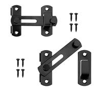 GVSS - Cerradura de puerta corredera de acero inoxidable para puertas correderas, puertas y jardines, con tornillos de montaje, para uso interior y exterior