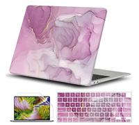 GVTECH Funda para MacBook Air 13.6 Pulgadas 2025 2024 2023 2022 M4 A3240 M3 A3113 M2 A2681 Cubierta de Plástico Dura Carcasa, Cubierta de Teclado y Protector de Pantalla, Design03