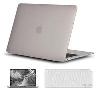 GVTECH Funda para MacBook Air 13 Pulgadas 2010-2017 A1369 A1466 Cubierta de Plástico Dura Carcasa, Cubierta de Teclado y Protector de Pantalla, Gris Mate