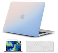 GVTECH Funda para MacBook Air 13 Pulgadas 2010-2017 A1369 A1466 Cubierta de Plástico Dura Carcasa, Cubierta de Teclado y Protector de Pantalla, Rainbow 02