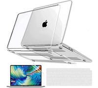 GVTECH Funda para MacBook Air 15 Pulgadas 2025 2024 2023 M4 A3241 M3 A3114 M2 A2941 Cubierta de Plástico Dura Carcasa, Cubierta de Teclado y Protector de Pantalla, Transparente