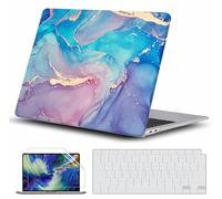 GVTECH Funda para MacBook Air 15 Pulgadas 2025 2024 2023 M4 A3241 M3 A3114 M2 A2941 Cubierta de Plástico Dura Carcasa, Cubierta de Teclado y Protector de Pantalla, Design01