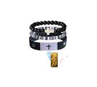 GVUSMIL Pulseras cristianas de las Escrituras, pulseras de escaneo de versículos bíblicos WWJD, regalos religiosos para hombres y mujeres, Navidad, Una talla le queda a la mayoría, Silicona Caucho, No