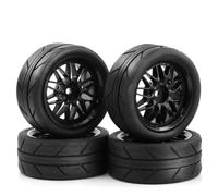 Gvvsjgdbis 1/10 RC Drift - Neumático de 65 mm para ruedas de carretera TT01 TT02 XV01 XV02 PTG-2, color negro