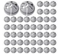 Gvvsjgdbis 100 conectores de cable a presión, conector de empuje no metálico, caja eléctrica de plástico, botón de inserción de alambre para 1/2 pulgada, fácil de usar