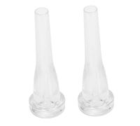 Gvvsjgdbis 2 piezas de boquilla de trompeta ABS tamaño principiante musical accesorios de trompeta o ejercitador de dedos, 3C y 7C