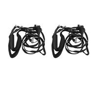 Gvvsjgdbis 2X Ajustable Equipamiento Caballo Caballo Ajustable con Mores y Cinturón Riñón para Caballo Ecuestre Accesorios Suave Espesar Grande