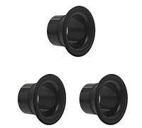 Gvvsjgdbis 3X Elevador de Gran Caja de Goma ABS Elevador de Gran Caja con Protector de Agujero de Puerto Negro, Cabeza de Tambor de Agujero de Micro, Negro