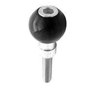 Gvvsjgdbis Base de sujeción de manillar de motocicleta con bola M8 de 1 pulgada para soporte de teléfono móvil y coche.