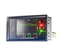 Gvvsjgdbis DC 0-420V 300A WiFi Probador de Capacidad de Batería Medidor de Energía Eléctrica DC Probador de Corriente de Voltaje de Potencia con Módulo Relé