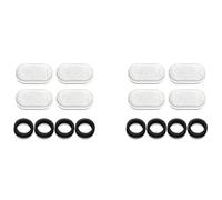 Gvvsjgdbis - Filtros de agua para gatos (16 unidades, repuesto de filtro de perro, para agua, 67 oz/2 l de agua, para mascotas, de acero inoxidable)