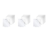 Gvvsjgdbis hoja de acrílico moldeado transparente para paneles de mesa a base de luz LED proyectos de pantalla DIY luces LED para proyectos 18 piezas