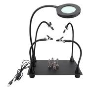 Gvvsjgdbis Soporte de Soldadura USB Imán Soldadura Holder, Tercera Mano Ayuda Manos Soldering Estación para Reparación Electrónica, Estación de Soldadura Fixture