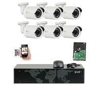 GW 1920p NVR de Seguridad con HD megapíxeles Interiores y Exteriores 1920p Gran Angular Sistema de Cámara IP de Seguridad de Red PoE