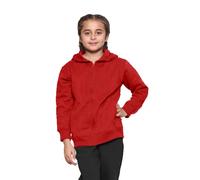 GW CLASSY OUTFIT Sudadera con Capucha con Cremallera para Niños y Niñas Unisex de Forro Polar Chaqueta Superior con Cremallera Sudadera Escolar de Educación Física Casual de Moda Talla UK 4-13 Años