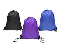 GWAWG 3Pcs Bolsas con cordón, Bolsa de gimnasia con cordón Bolsa de natación PE Trainer Bags Mochila con cordón Bolsas impermeables con cordón para natación, deportes, gimnasio, escuela