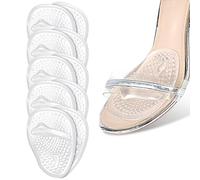 GWAWG 5 pares de cojines de silicona de alta calidad, almohadillas antideslizantes de tacón alto, insertos de cojín de tacón alto, insertos de tacón alto, almohadillas metatarsianas para mujeres y