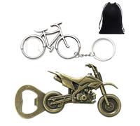 GWAWG Abridores de botellas de motocicleta y bicicleta, abrebotellas de cerveza vintage únicos, regalos para hombres, fiestas, cumpleaños, día conmemorativo, regalo de San Valentín para papá, mamá,