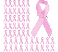 GWAWG Alfileres de cinta rosa, insignia de evento benéfico con logotipo de cruz, pin de solapa de concienciación sobre la salud, pin de joyería esmaltada, pines de solapa de concienciación sobre el