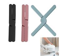 GWAWG Juego de 3 alfombrillas plegables de silicona salvamanteles resistentes al calor Estante de silicona para encimera de cocina de silicona Soporte antideslizante