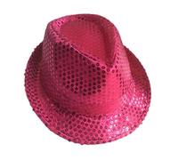 GWAWG Sombrero de lentejuelas, gorras de jazz con purpurina, disfraz de discoteca hip-hop, para despedida de soltera, noche, boda, Mardi Gras, baile retro de los 70 temas
