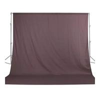 GWBoiuyQETM Pantalla de Fondo para fotografía, Muselina de algodón con Efecto Croma, Multicolor, Varios tamaños (Gris, 3,0 m x 6 m)