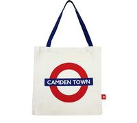 GWCC London Underground - Bolsas de mano con licencia en el interior, 6 diseños, Londres, Notting Hill, Camden Town, Oxford Circus, Piccadilly Circus y London Heart, tamaño 41 x 6 x 40 cm, Crema